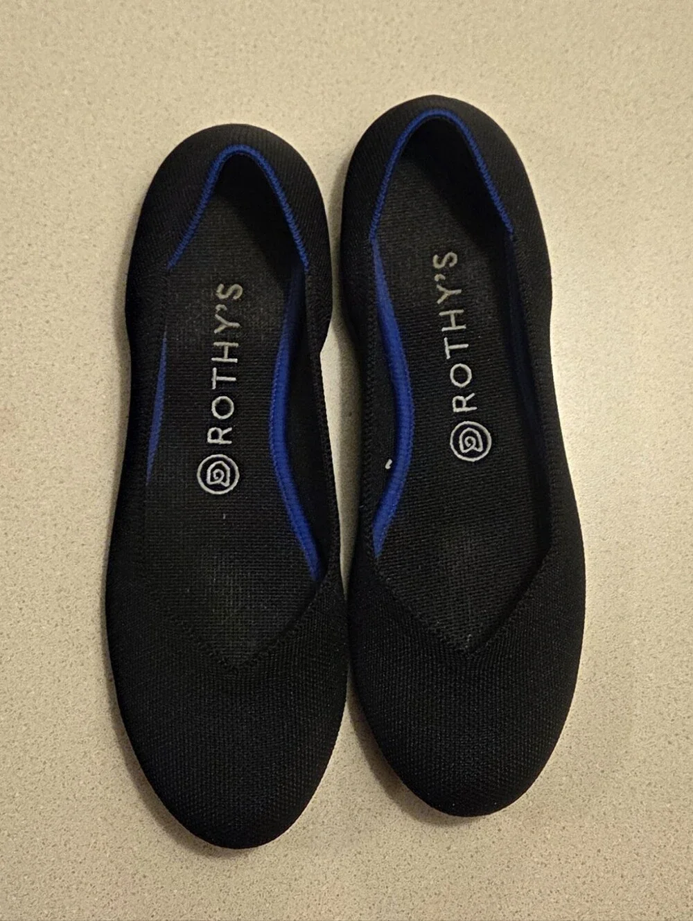 Rothy's Black Women's Flat – Classic Comfort - Picture 2 of 6
